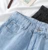 Women's High-Waisted Wide-Leg Denim Shorts - Loose, Slimming, A-Line, Trendy Summer Style 2026
