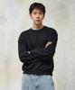 AGOD Layered Crew Neck Sweatshirt [Black]
