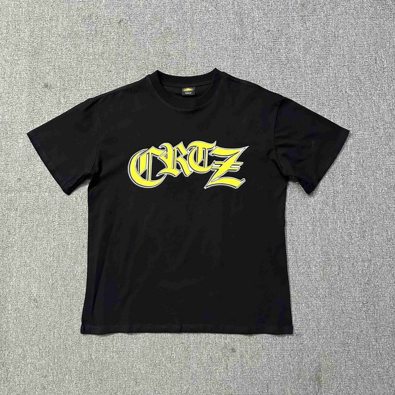 Cross-border corteiz Alcatraz series T-shirt short-sleeved letter Logo digital printing men's and women's tide t trend versatile