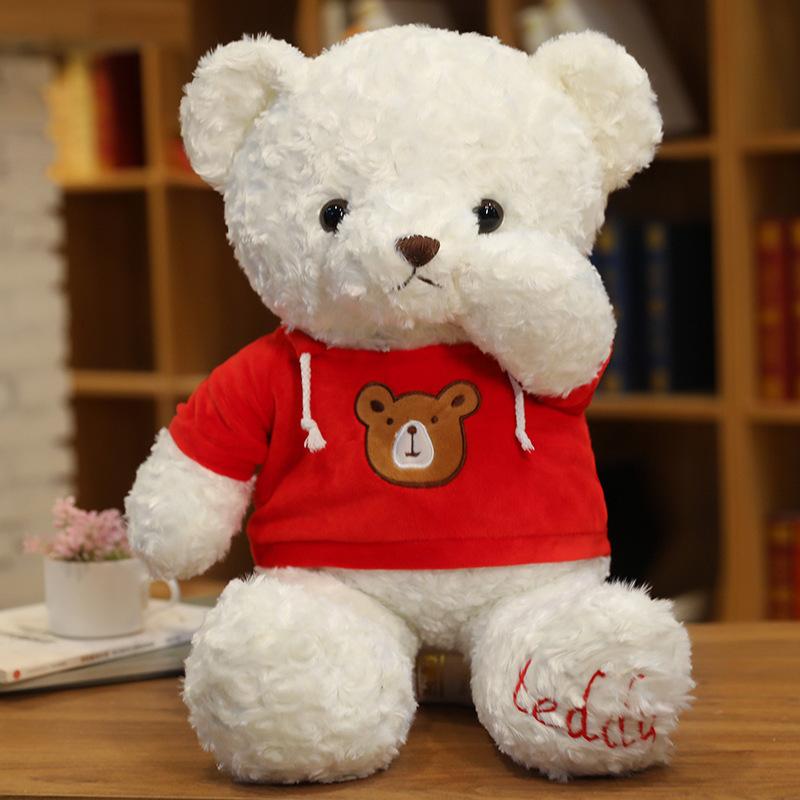 Clothes Teddy Bear Doll Plush Teddy Bear Sweater Hug Bear Doll Girl Soothing Ragdoll