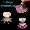 Funnel Split Cup Resin Pouring Cups Acrylic Paint Pouring Split Cup DIY Making Pour Painting Supplies Graffiti Accessories