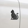 Car Decal Metal Cat 3D Animal Emblem for Scratch Hiding Chrome Finish Zinc Alloy Sticker for Body And Trunk Weatherproof Outdoor Use