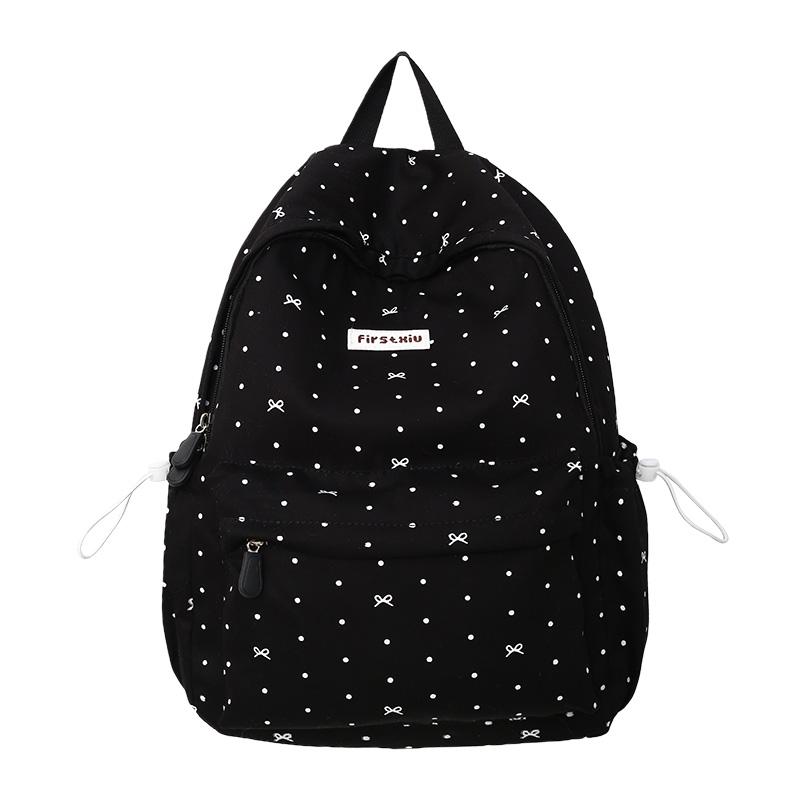 Printed Backpack Junior High School Student Lightweight Schoolbag Women's Travel Large Capacity Backpack
