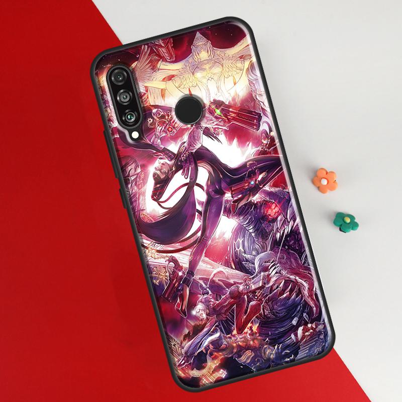 Bayonetta Cover For Huawei P30 Pro P50 P20 P40 Lite P Smart 2021 Nova 5T Case For Honor 50 8X 10i