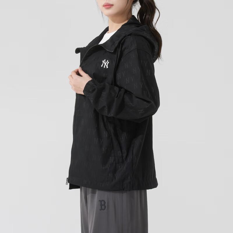 MLB Unisex Woven Hooded Jacket 3AWJM0453-50BKS