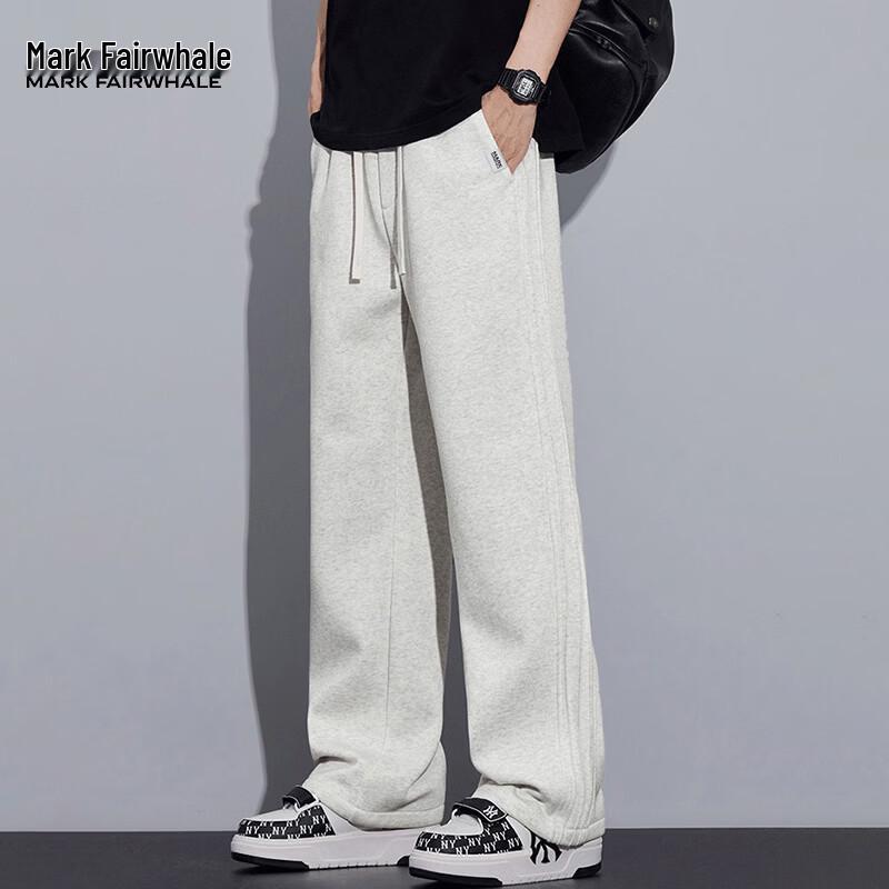 MARK FAIRWHALE Men's Loose Wide-Leg Sweatpants