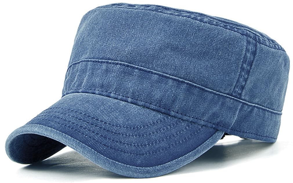 Laquest Washed Work Large Vintage Cap, Size, 100% Cotton, Simple, Style, Men's/Women's (Navy)