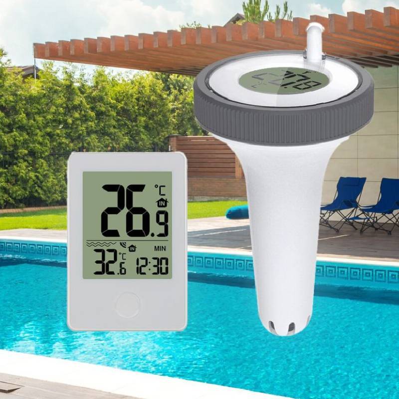 Water Pool Thermometer Wireless Floating Fish Tank Water Temperature Gauge For Summer Swimming Pools