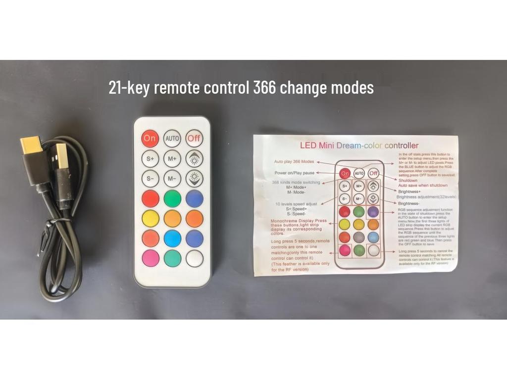 Iridescent LED RGB Folding Fan with Remote & USB Charging - 7 Colors