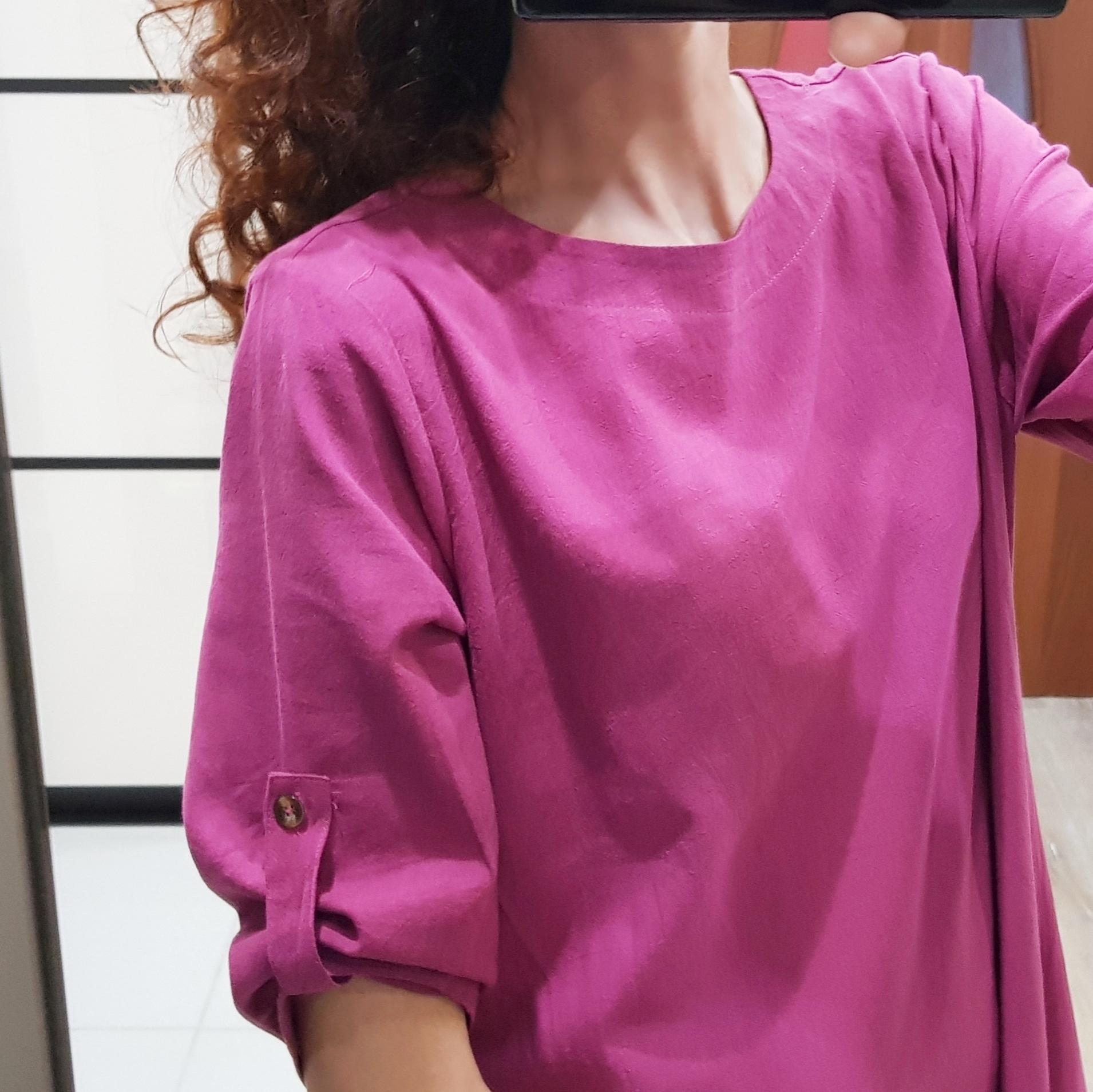 Модное платье с круглым вырезом — фото 8