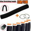 25mm 42mm 60mm 50mm 75mm 80mm Air Diesel Parking Heater Duct Pipe Tube Hose 3M 5M Length With 2 Clamps For Webasto Eberspacher
