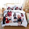 Kpop BABYMONSTER Comfortable Duvet Quilt Cover Pillowcase Bedding Set Children Bedroom Decoration Home Textile