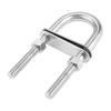 1 Stuk Boeg Hek Marine U-bout Metaal 304 Roestvrij Staal Boot Hardware Schroefplaten met Moer Oog Touw Tuigage Jacht Accessoires
