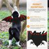Halloween Dog Bat Wing Costume Comfortable 5Pcs Pet Dress Up Outfit