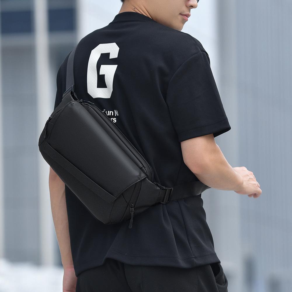 Umhängetasche Herren Brusttasche Freizeit Tasche Herren Bauchtasche