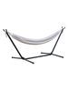 Double Outdoor Canvas Hammock: Lightweight, Anti-Roll, Detachable Stand for Camping & Children's Swing Chair