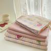 Korean Girls Strawberry Bedding Sets Bed Sheet Duvet Cover with Pillowcase Queen King Size Quilt Cover Set Soft Bed Linen Set