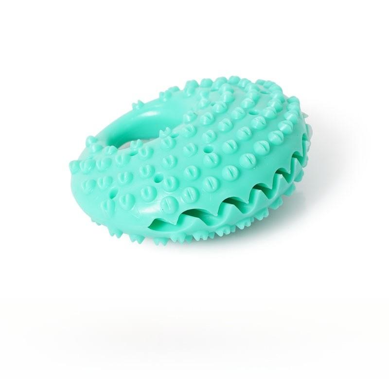 Dog Treat Dispenser Toy Silicone Chew Puzzle For Interactive Play And Enrichment