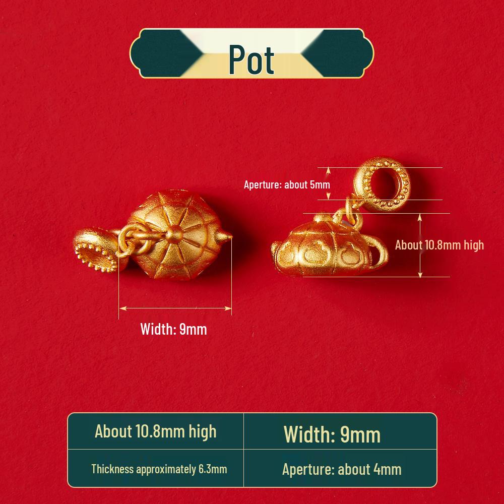 Vergoldetes antikes Schmuckset: Halskette, Armbänder & Perlenanhänger - Nicht verblassendes DIY-Zubehör