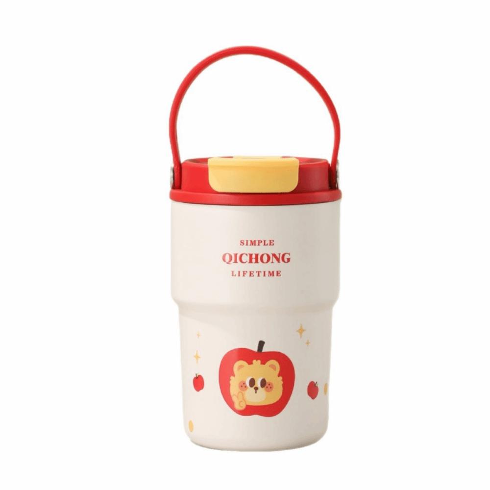 

Portable Outdoor Insulated Mug Creative Thermal Cup Gift Thermal Water Bottle Household красный
