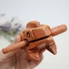 Lucky Frog Guiro Rasp Wooden Frog Rasp Musical Instrument Portable Lucky Frog Crafts  Gifts
