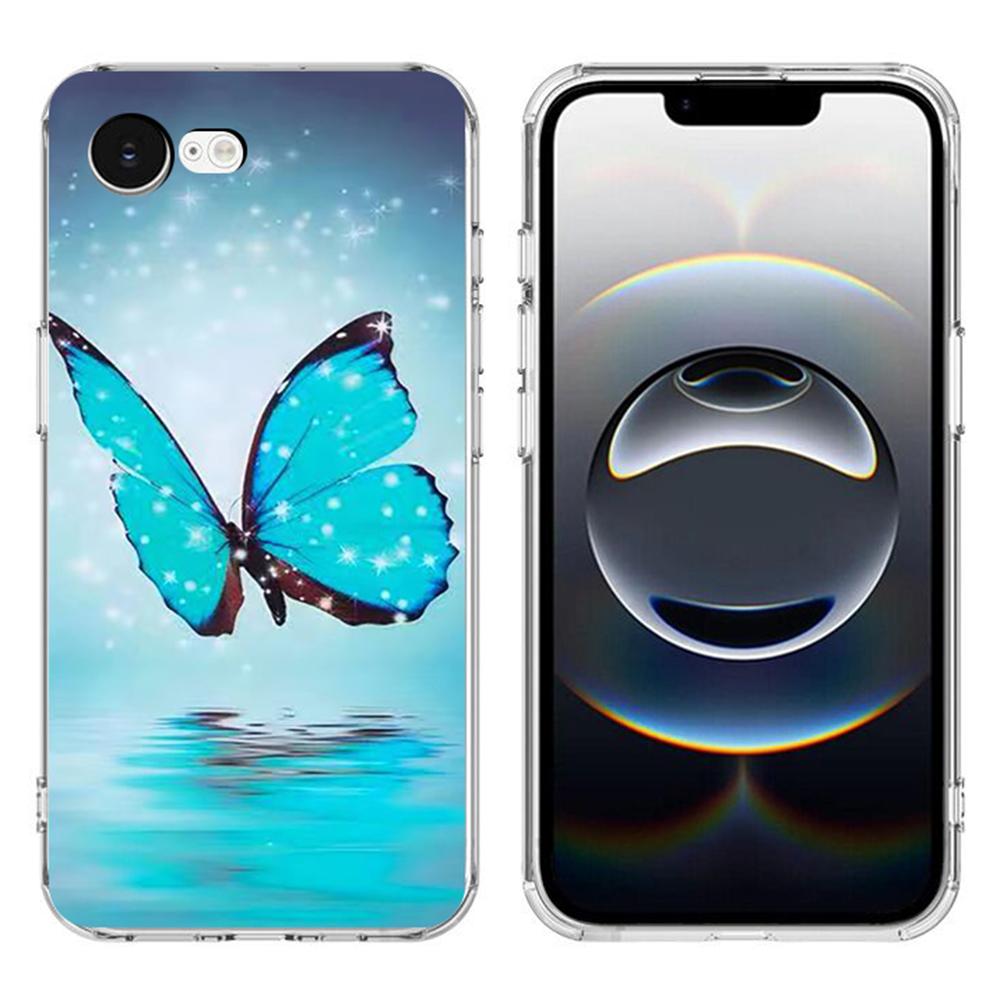 For iPhone 16e Case Pattern Printing Cell Phone TPU Back Cover
