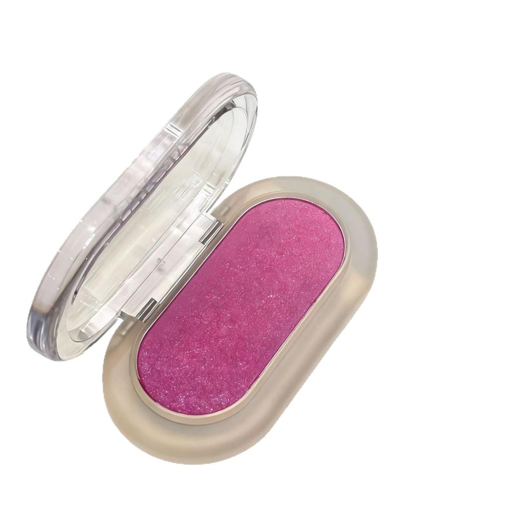 FAICCIA Dual-Use Cheek & Lip Cream: Natural Nude Blush and Pearlescent Highlighter