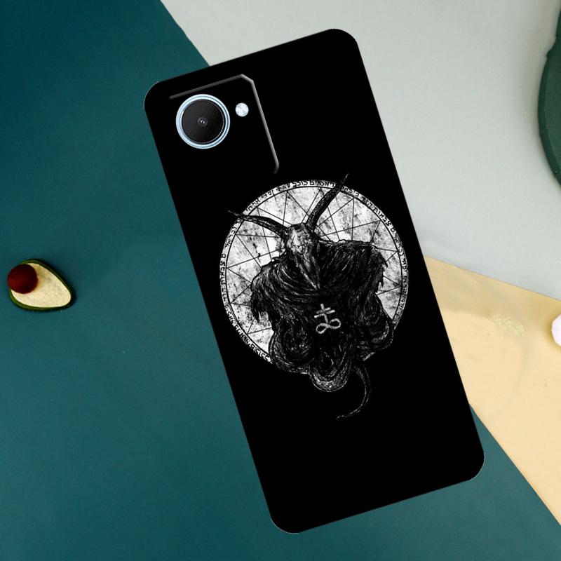 Devil Satan Dark Art For Realme 9 10 11 Pro Plus GT Neo 5 3 3T C11 C15 C25s C21Y C30 C31 C33 C35 C53 C55 Case