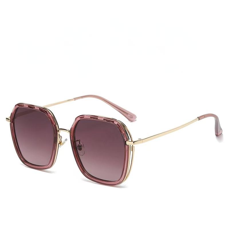 JYL TS Sunglasses Women UV Protection Korean Elegant Oversized Frame 5816 A-5071