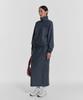 Minasu Terry Fleece Long Skirt_Charcoal