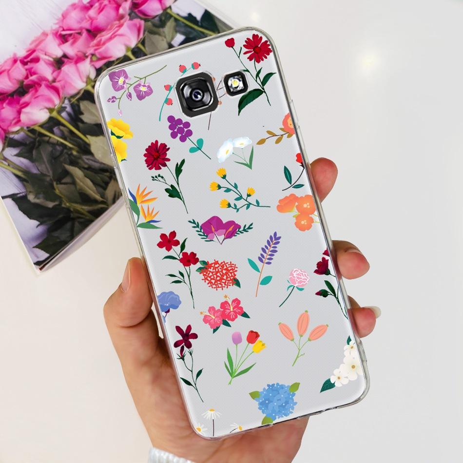 Stilvolle Blume Schmetterling Handyhülle Für Samsung Galaxy A5 2017 A520F Weiche Silikon TPU Hülle Für Samsung A5 2015 2016 A500 A510F