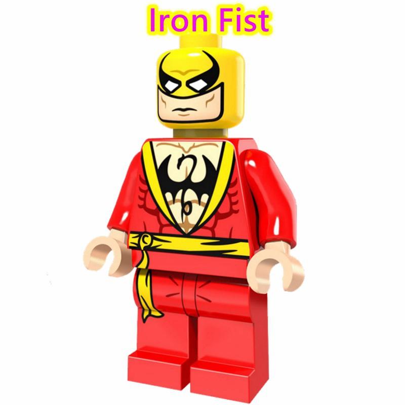Kompatibel mit Minifiguren Marvel Daredevil Kingpin Iron Fist Bausteine Spielzeug für Kinder
