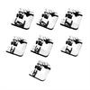 Alloy Hemming Presser Foot Household Sewing Machines Hemmer Foot For Garment Making Fabric Ruffling Clothing Repair