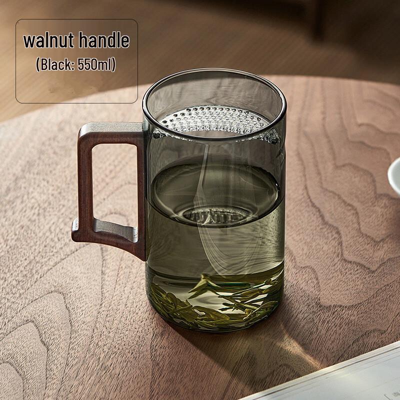 Wutuo Borosilicate Glass Tea Mug with Handle