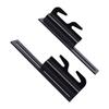 2Pcs Wood Bed Rail Hook Plates, Hvy Duty Carbon Steel