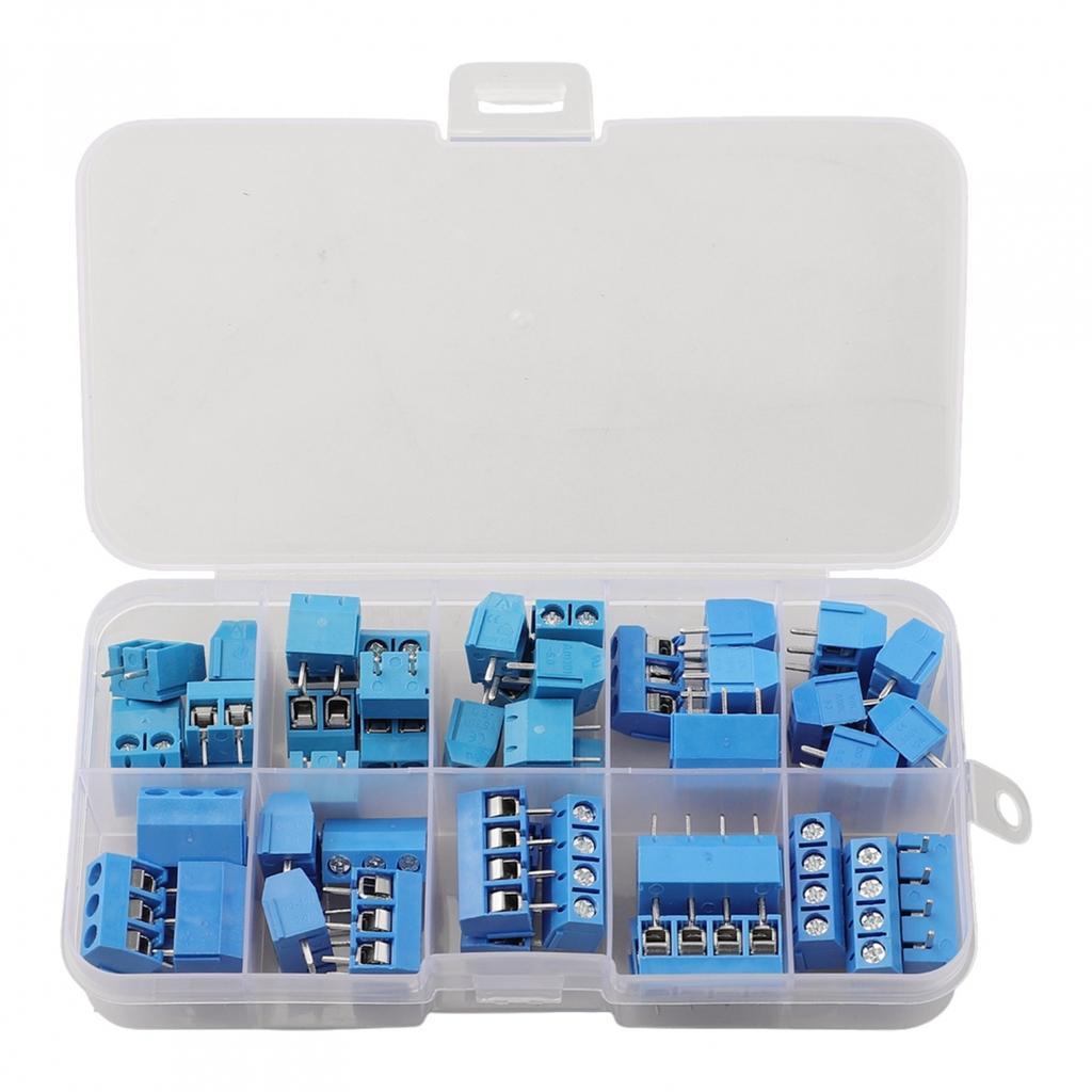 Screw Terminal Block Kit with 20 Two Pin 20 Three Pin 10 Four Pin Units
