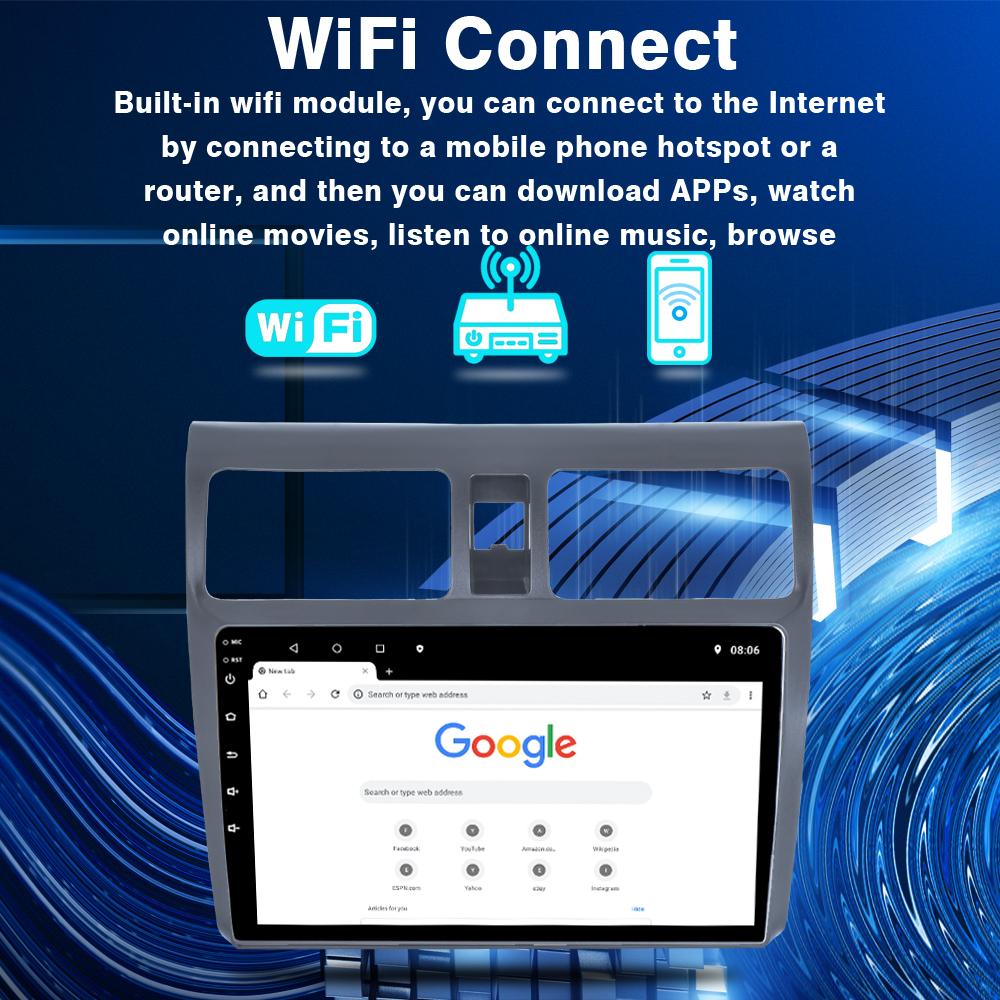 Reakosound 2din Android Car Stereo Radio Multimidia Video Player Navigation GPS For Suzuki Swift 2003-2010 DSP 2 Din Dvd CarPlay