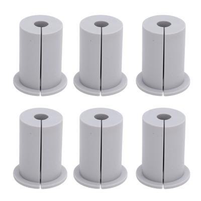 6ks Sada pro vedení ethernetových kabelů Vylepšený vzhled Silikonová kabelová průchodka stěnou pro 1 palcovou stěnu