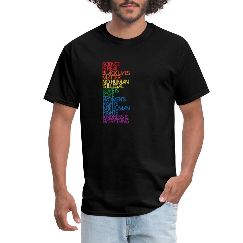 Black Lives Matter | Love is Love | Human Rights | Equality Pride Men s T-Shirt Unisex T-Shirt XL