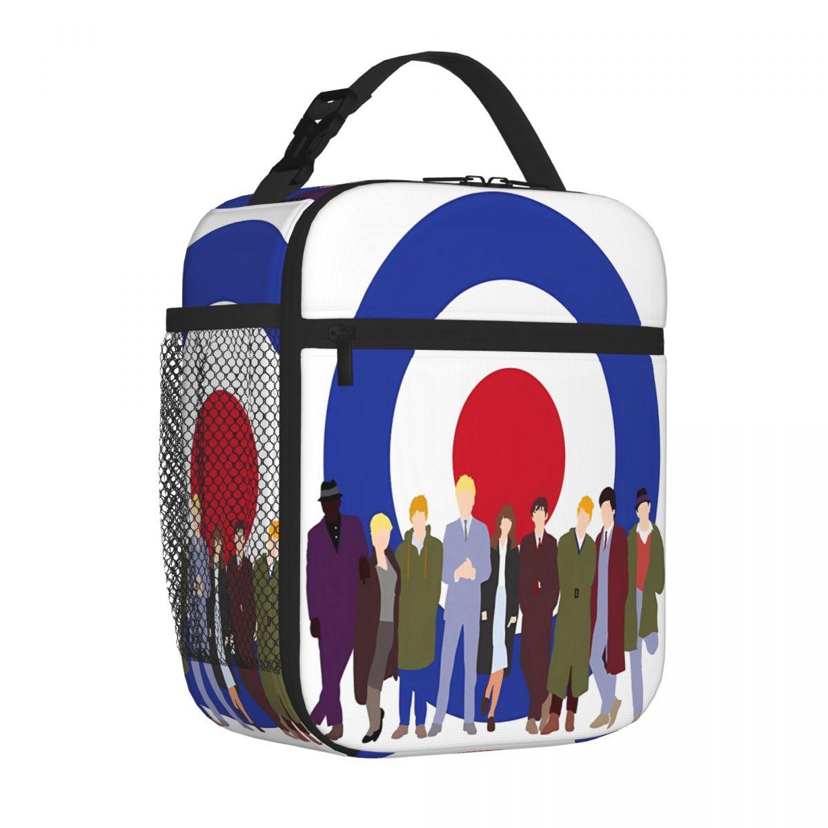 Bestselling Quadrophenia Mod Target Denim Style Thermal Food Carrier Rv Travel Meal Prep Bag One Size