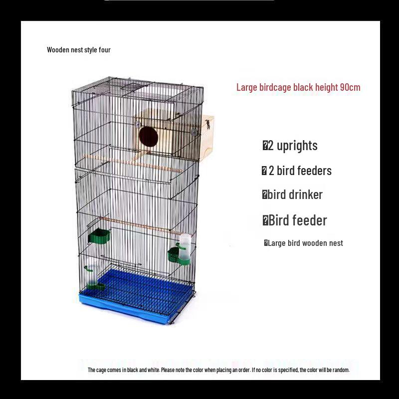 Large Parrot & Bird Cage for Budgies, Peonies, Wrens, Starlings & More