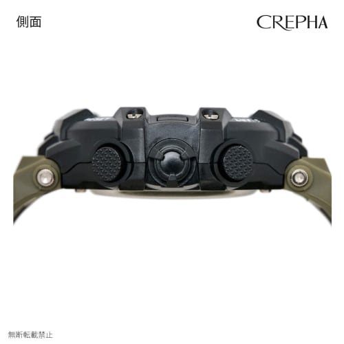 Klefer Men's Digital Watch, Waterproof Stopwatch, Urethane Strap, Khaki, TE-D281-KH