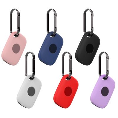 Custodia protettiva in silicone a copertura totale, alloggiamento resistente all'acqua con portachiavi per Tile Life 360 2024 Localizzatore, uso da viaggio