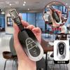 PZQ2   Zinc Alloy Car Key Cover for Mercedes-Benz A-Class Remote Control Cover Mercedes-Benz A180 A200 Key Cover Accessories