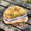 Hong Kong Style Quick-Dry Cartoon Bus Taxi Coral Fleece Hand Towel