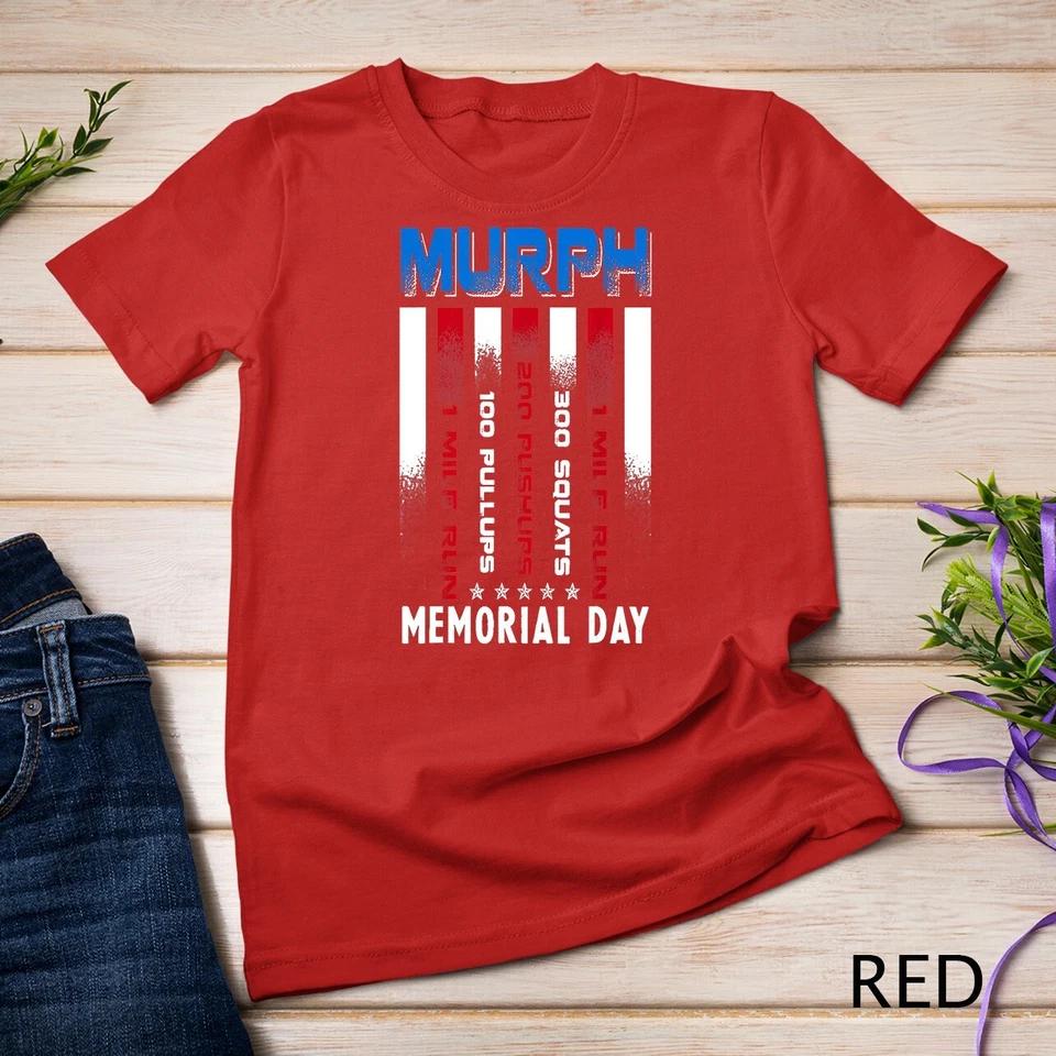 Memorial Day Murph T-Shirt Workout T-Shirt Unisex T-shirt 7 XL