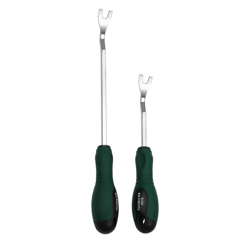 Multi-purpose Pry Bar Rubber-coated Handle Nail Removal Tool Car Interior Work Tools