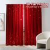 Flat Printing Jit Curtains Without Rod Curtain Sparkles Popular Pattern Versatile Polyester Gifts Set Of 2 Made