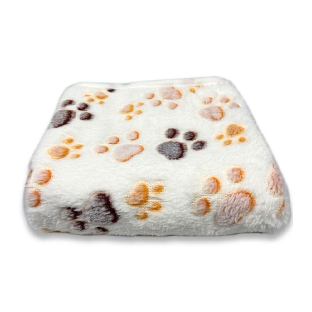 Plush Multi-color Optional Warm Cats Paw Winter Quilt Fleece Blanket Pet Blanket Flannel Blanket