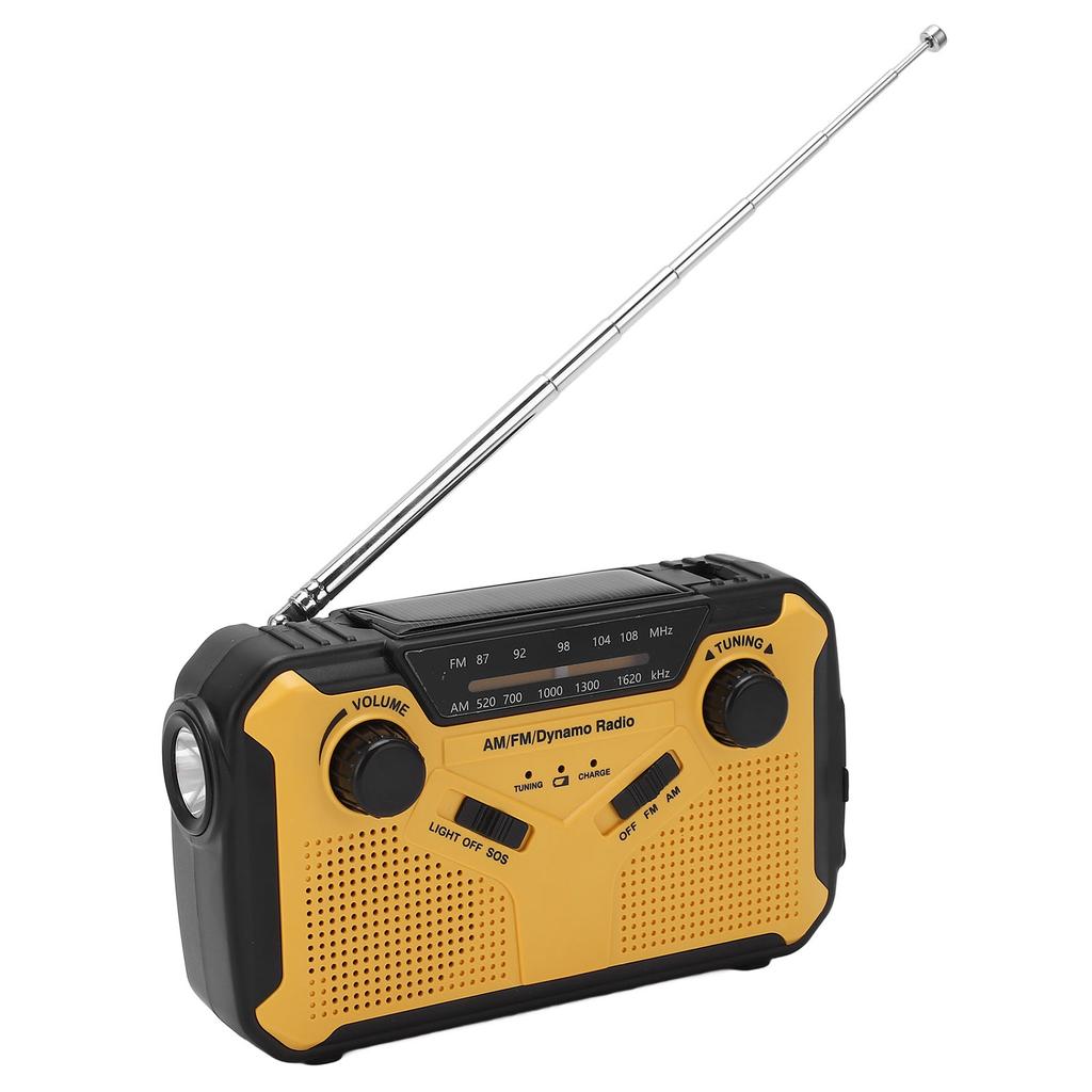 Weather Radio Multifunction SOS 4 Power Supply AM FM NOAA Adjustable Brightness Emergency Radio for Camping Outdoor